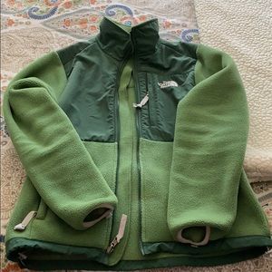 Green North Face Denali Fleece